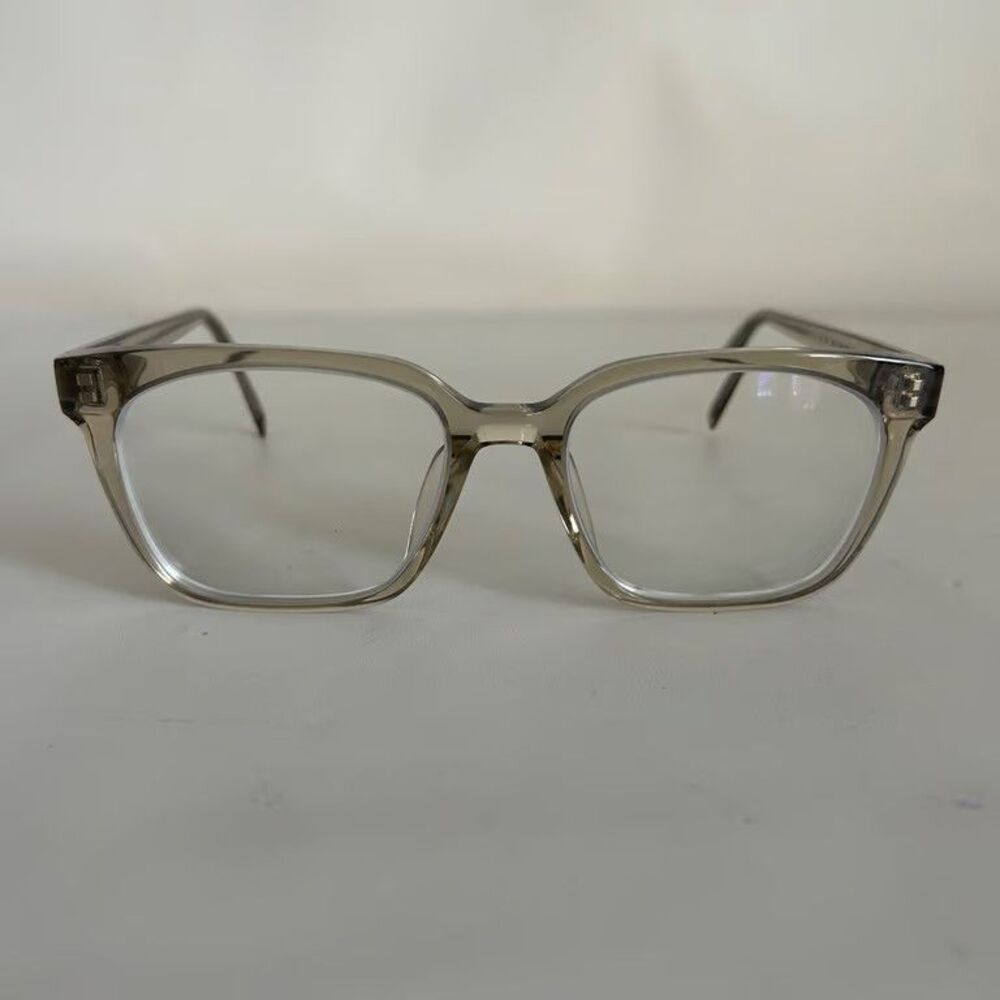 Warby Parker Hughes Eyeglasses Frames W LBF 205 Driftwood Fade 54-18-145 Square